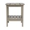 Flash Furniture Brown 2 Tier Adirondack Style Patio Side Table LE-HMP-1035-1517H-BR-GG - alternate 9